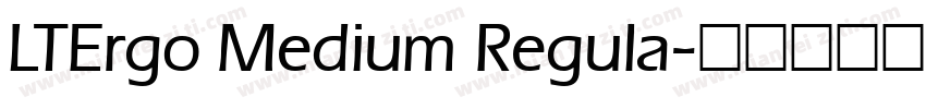 LTErgo Medium Regula字体转换